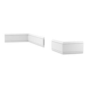 Cornice Lineare in Polimero CW12 – Profilo Decorativo Moderno per Pareti e Boiserie
