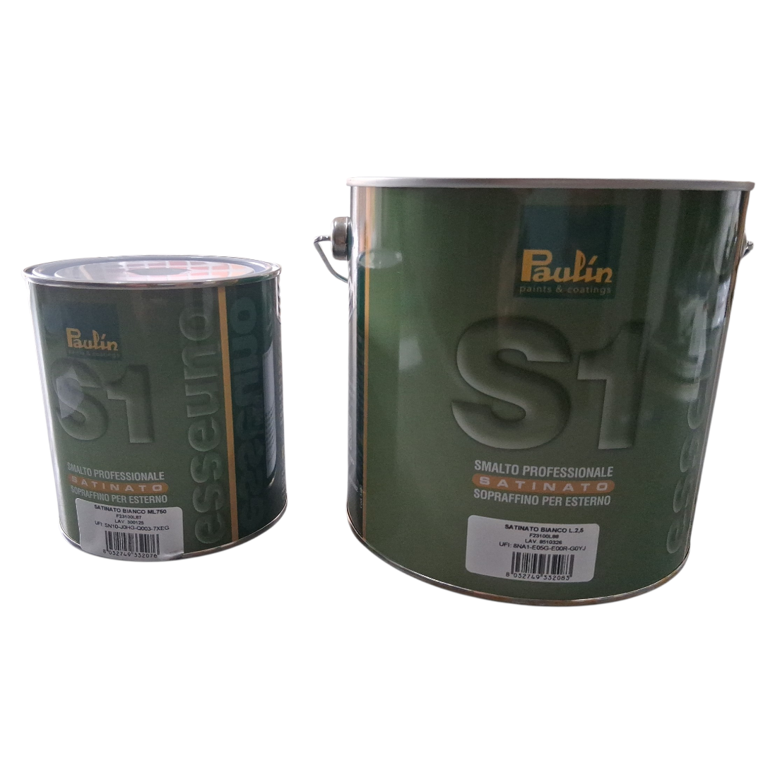 Paulin S1 Smalto Professionale Satinato per Esterno