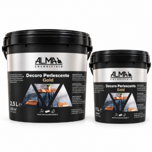 ALMA Decoro Perlescente Gold – Pittura Decorativa Effetto Perlato Oro