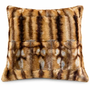 Cuscino in Eco-pelliccia Effetto Animalier 50x50