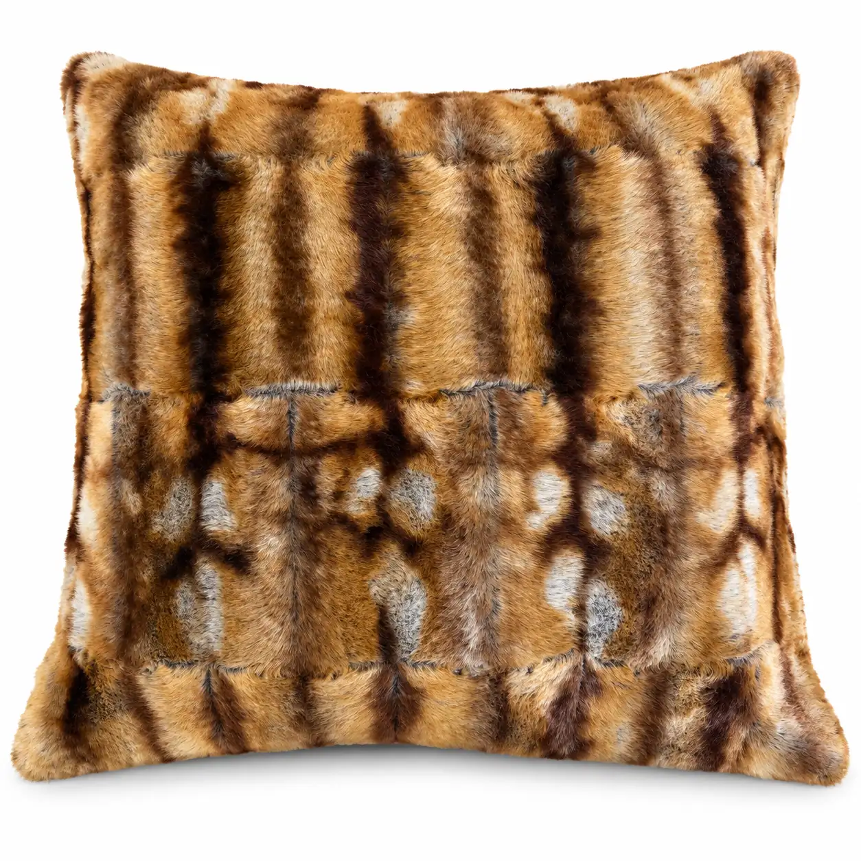 Cuscino in Eco-pelliccia Effetto Animalier 50x50