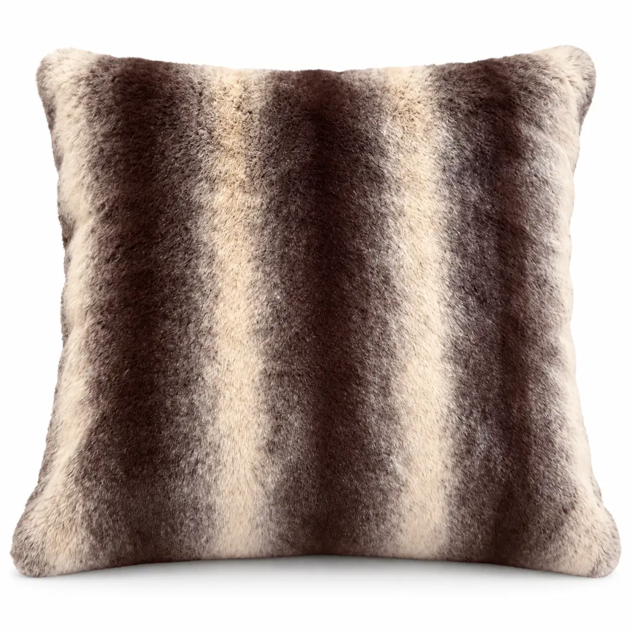 Cuscino in Eco-pelliccia Effetto Chinchilla 45X45